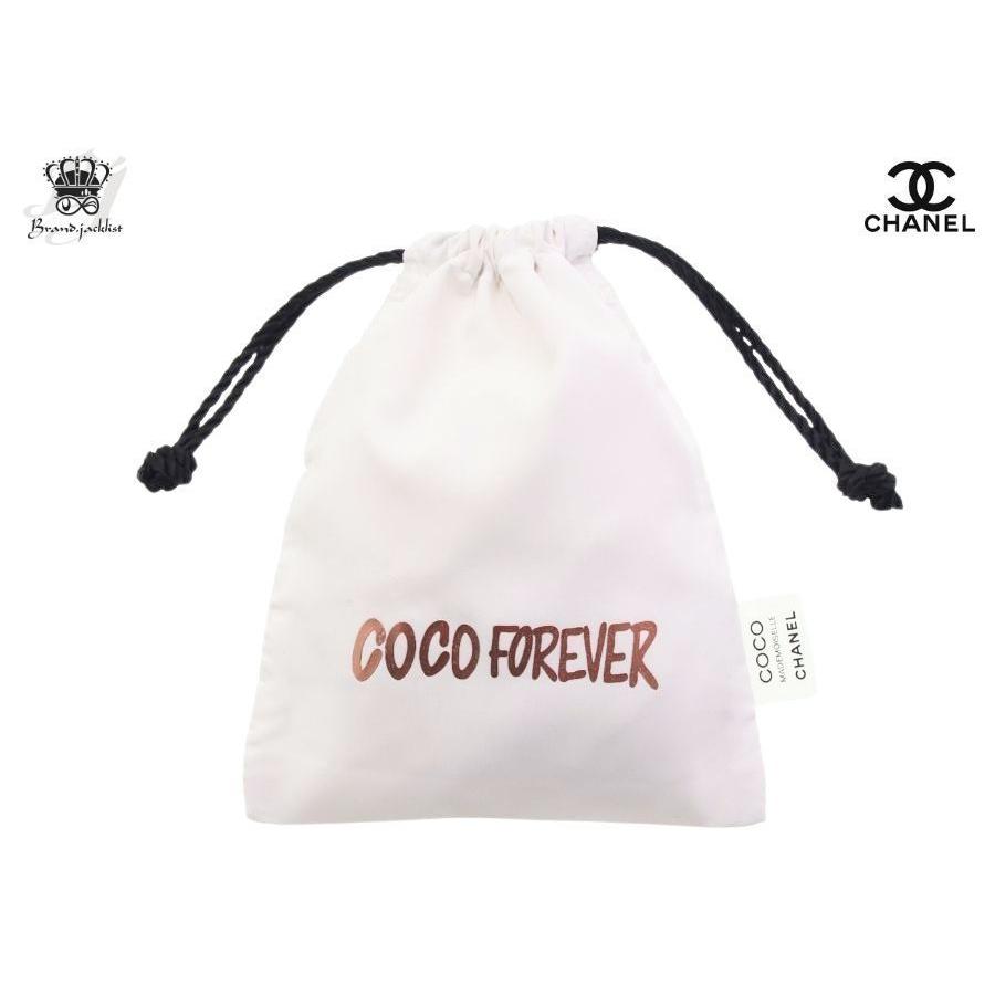 Used CHANEL Novelty Drawstring Pouch Coco Forever COCO Coco Mademoiselle CHANEL BEAUTE [Used Opened Product]