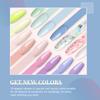 168W Nail Lamp Dryer Nail Gel Manicure Tool Set 20PCS Base Top Coat Gel Nail Polish Bright Color UV Gel Polish With Nail Art Tool