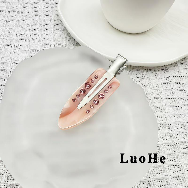 Fermaglio per capelli Luohe Fiore Retrò Strass, Fermaglio per frangia ambra senza segni per donna