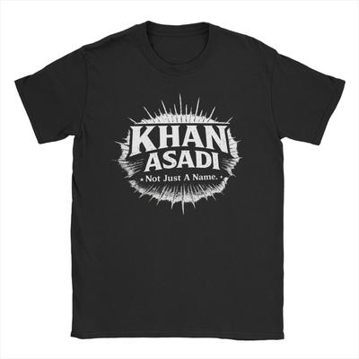 Unisex Women's T-Shirt Khan Asadi Not Just a Name Novelty 100% Cotton Tee Shirt Short Sleeve  T Shirt Crewneck Clothing Summer