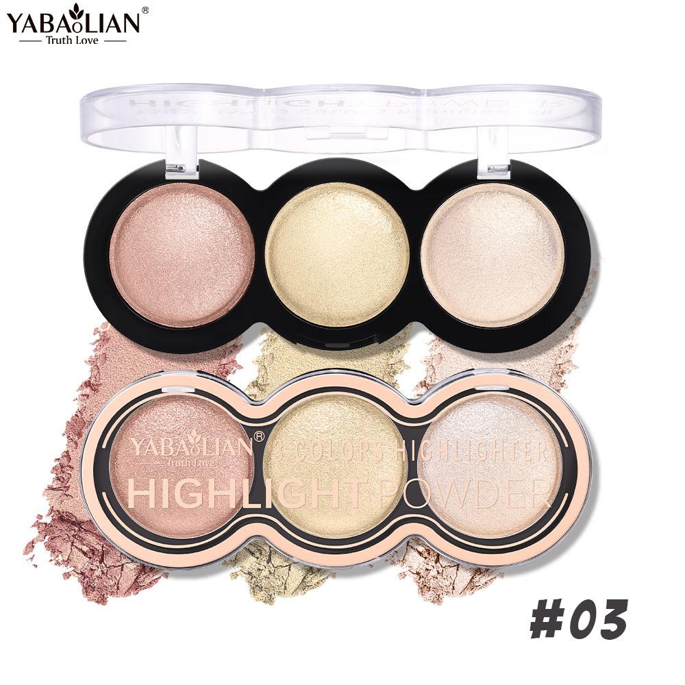 Highlighter Palette, Blusher Palette, Not Easy To Fade, Brightens Skin Tone and Contours