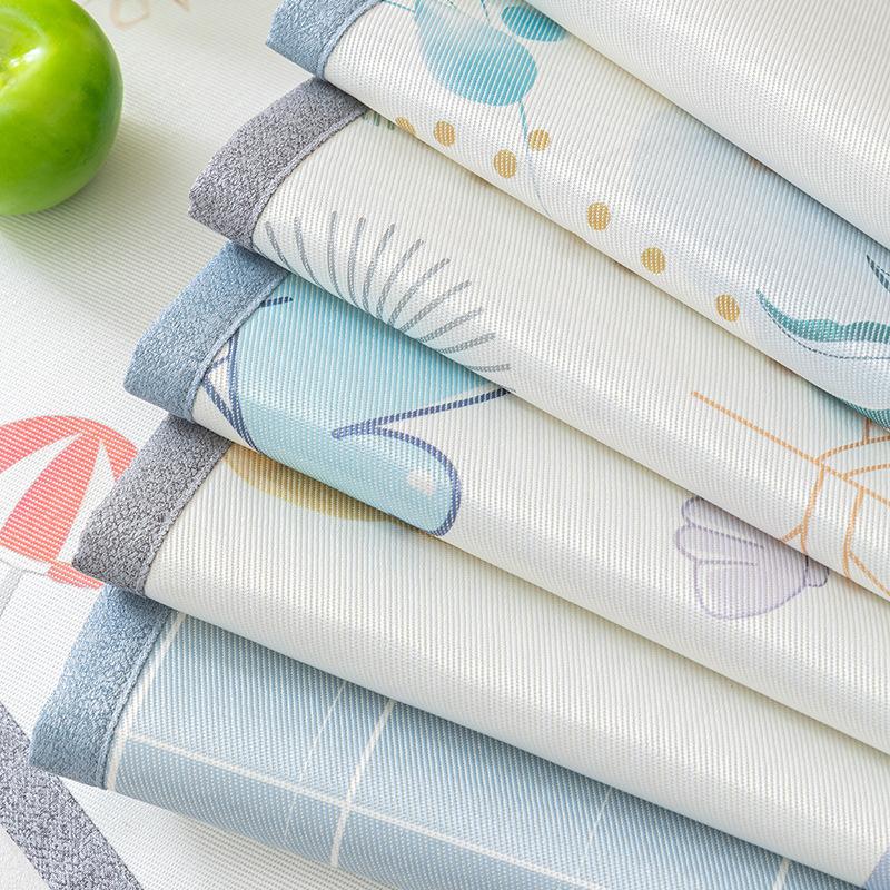 Cartoon Cute Summer Ice Silk Summer Mat Sofa Cushion Non-Slip Sofa Cover Cool Breathable Living Room Sofa Cover Towel