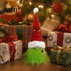 Festive Party Hanging Ornaments Christmas Tree Green Haired Plush Ornament, Stuffed Animal Doll Dwarf Living Room Ornament Figurine, Supplies