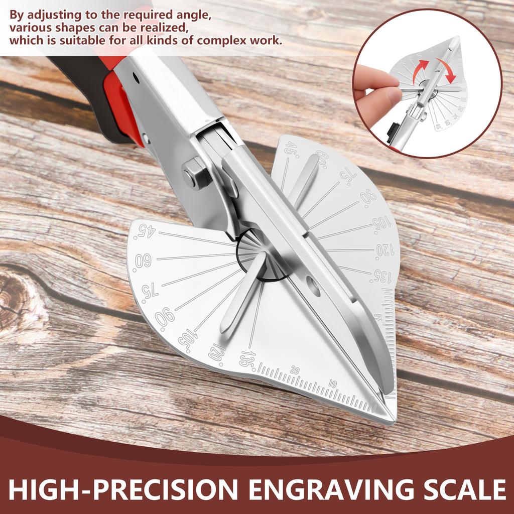 Multi Angle Trunking Shears High Carbon Steel Miter Shears Cutter Hand Tool Replaceable Blade Miter Shears Multi Angle Miter
