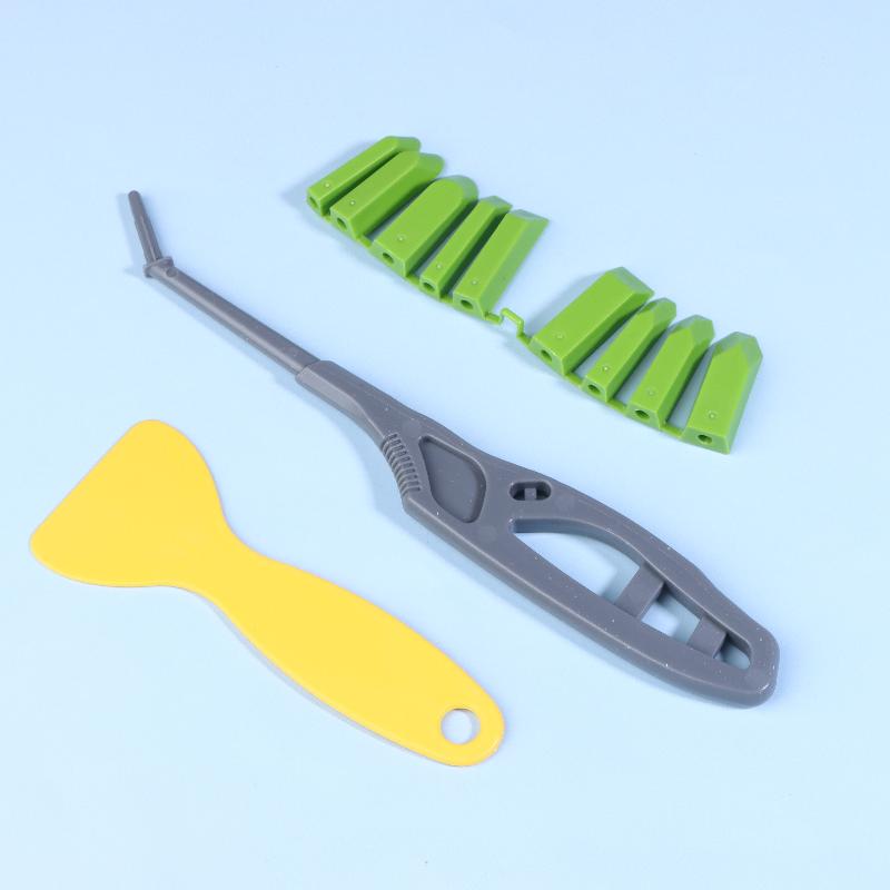 15 Pcs Caulking Tools For Tight Areas Bathroom Kitchen,Window,,Floor, Close-Area Sealant Silicone Caulking Finishing Tool