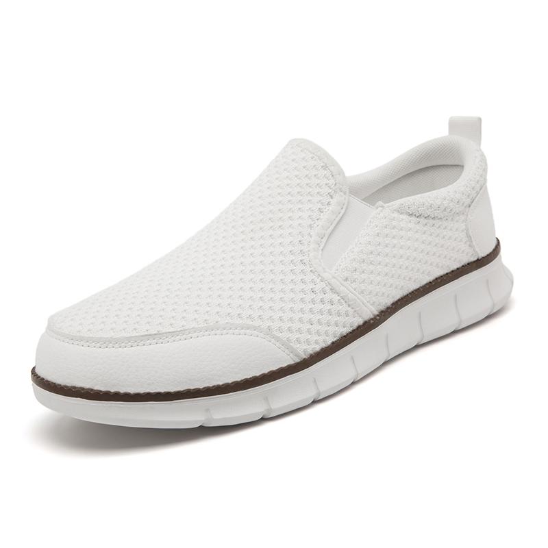 

New Fashion Canvas Shoes for Men UltralightBreathable Casual Sneakers Anti-slip Outdoor Walking Vulcanized Shoe Plus Size 46 46 белый