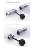 ZF Aviation 4-Core Round Waterproof Quick-Lock Copper Connector for Communication and Navigation