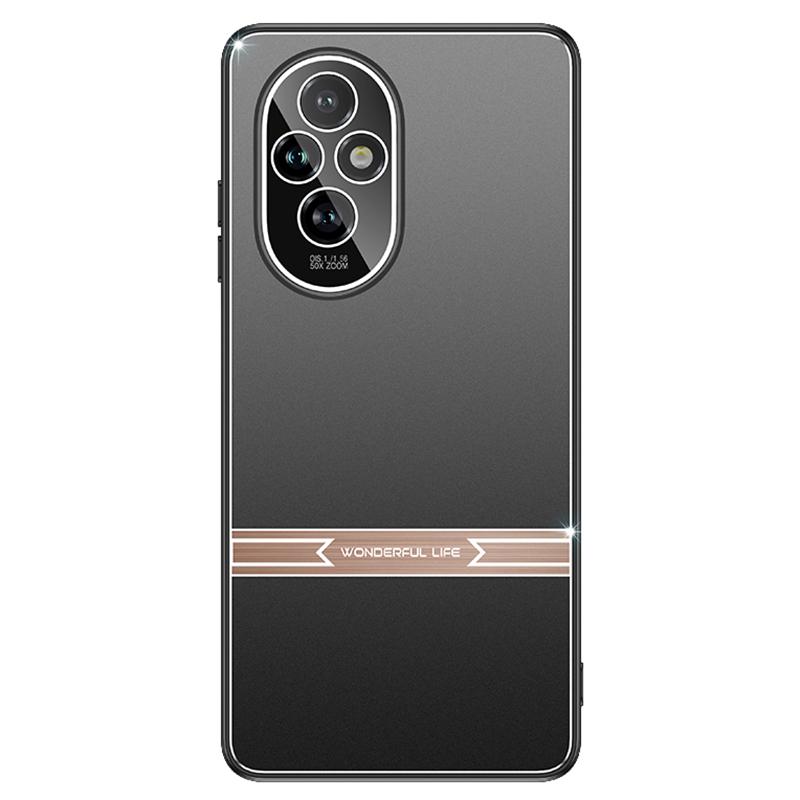 

For Honor 200 5G Case Metal+PC+TPU Drop-Proof Matte Phone Cover B