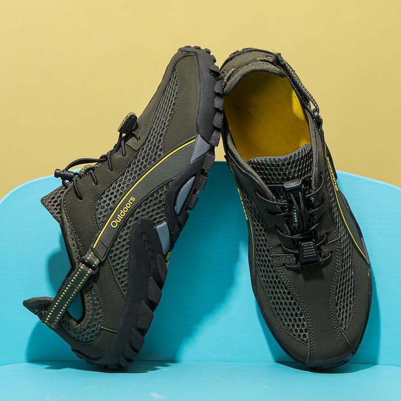 Fashion Comfortable Men Casual Shoes Breathable Mesh Summer Shoes New Non-slip Lightweight Sneakers Man Quick Dry Wading Aqua Footwear