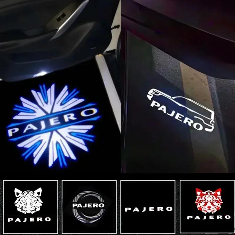 LED-Autotürlicht Für Mitsubishi Pajero V93 V97 V80V87 2007-2020 2016 2018 3 4 2 Willkommen Projektorlampe Dekoration Zubehör