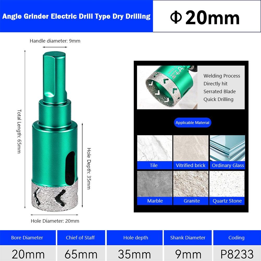 Special Use Ceramic Drill Bit Thickened Body Angle Grinder Hole Saw Tile Hole Saw Ceramic