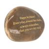 Happy Birthday Engraved Rocks Exquisite Compact Portable Paperweight Presents Engraved Rocks with