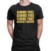 Gimme Fuel Gimme Fire Novelty 100% Cotton T-Shirt Metallicaa Tops Tees For Men