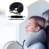 Stuffable Neck Pillow Adjustable Straps Multifunctional Lightweight U Shaped Gray