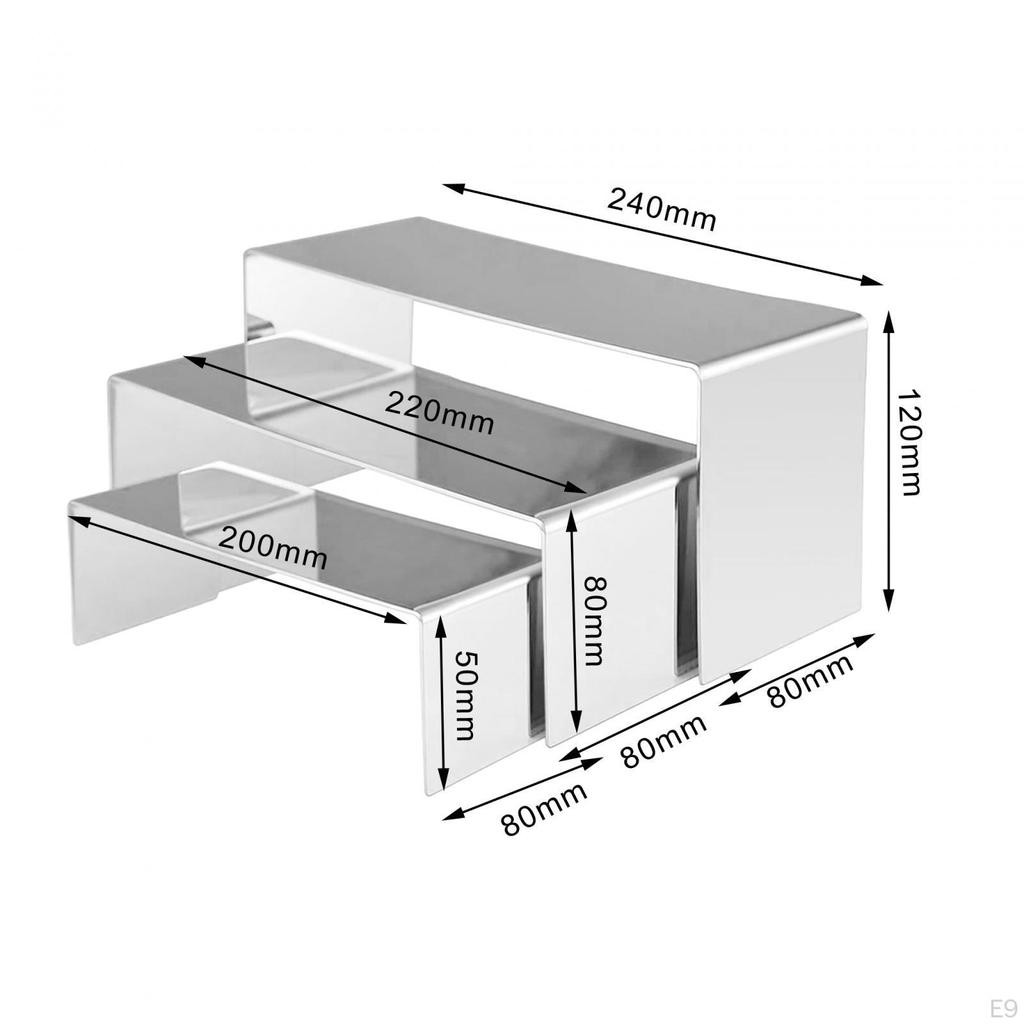 3 bucăți Poșetă Parfum Expoziție Rider Stand Lucrări de artă Artizanat Organizator blat pentru casă și