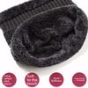 Outdoor Ski Hiking Set Thermal Beanie Scarf Men Women Winter Knit Stylish Cap Neck Warmer Cold Weather Solution
