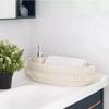Large Capacity Cosmetic Storage Basket Cotton Rope Sundries Organizer  for Household