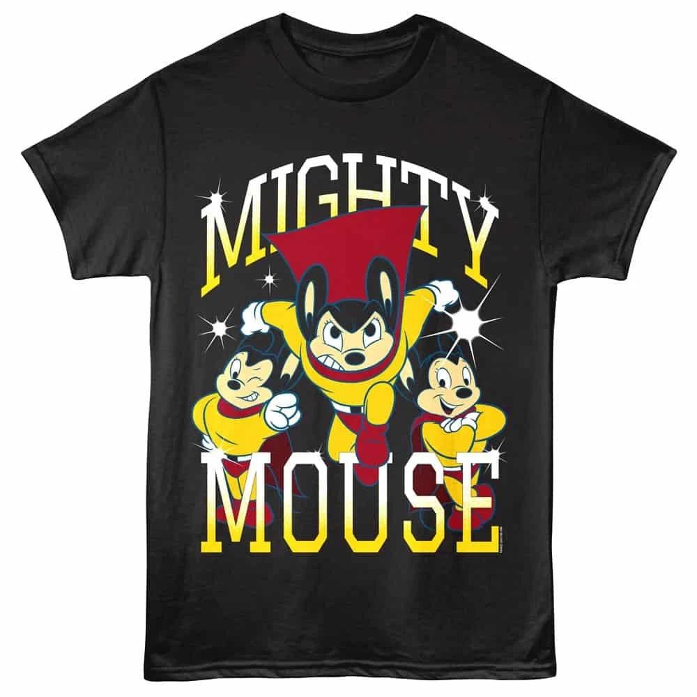 Mighty Mouse Triple Threat Men s T Shirt L