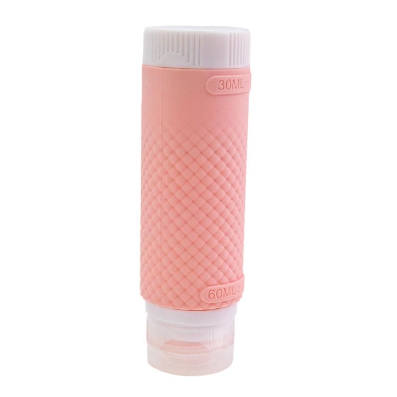 Leakproof Squeezable Travel Bottles Containers For Cosmetics Toiletries And Outdoor Adventures MultiColor Option розовый