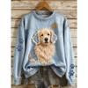 2026 3D Printed Cartoon Round Neck Long Sleeve Pullover Sweatshirt