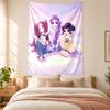 Kpop demon hunters Tapestry highquality for decorating living room bedroom dorm walls ideal as bedroom wallart orholiday gift