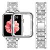 Hülle + Armband für Apple Watch Ultra 10 9 8 7 6 5 Armband iWatch 49mm 45mm 46mm 42mm 41mm Diamant Metallarmband Kunststoff Schutzhülle