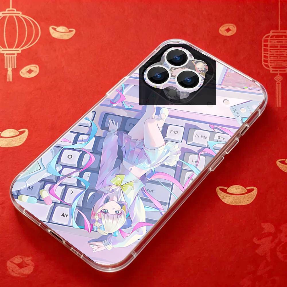 GAME NEEDY GIRL OVERDOSE Phone Case for iPhone 16 15 14 13 12 11 17 Plus Pro Max X XR XS Max Soft Clear Tpu