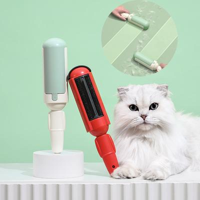 Tierhaarentferner Kleidung Elektrostatische Mehrzweckbürste Katzen-/Hundehaaraufkleber Rolleraufkleber Selbstreinigender Fusselhaarentferner