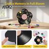 Flower Vinyl Record Diy Ornament DIY Custom Board with Creative Ornament Display Stand Design Personalized Birthday Anniversary Message Board Sign