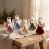 Cute Angel Doll Craft Making Kit Wings Girl Knitted Angel Pendant Crochet Angel DIY Kit  Xmas Gift