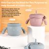 Leakproof Baby Training Cup Soft Silicone Drinking Cups with Straws  Baby Stuff