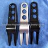 Zinc & Aluminum Alloy Golf Divot Tool - Black, Silver, Green
