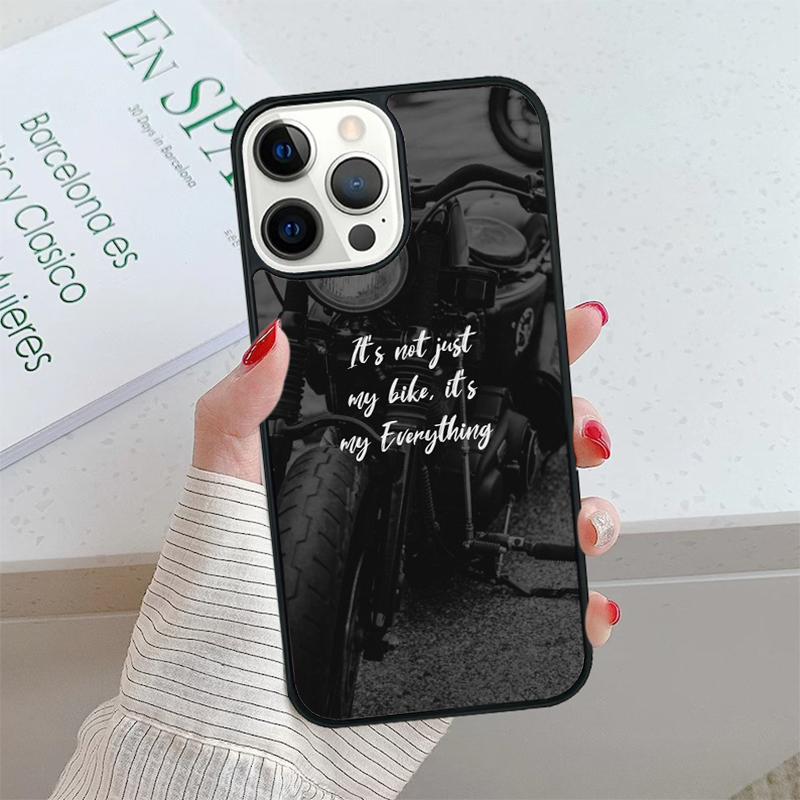 Motorcycle Motorbike Phone Case cover For iPhone SE2020 15 16 14 13 Pro Max Coque 12 11 Pro Max For Apple 8 PLUS 7 fundas