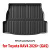 for Toyota RAV4 2026 2027 LHD RHD TPE Car Trunk Mats & Seat Back Quick Clean Non-Slip Bottom All Season Use Accessories