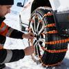 10pcs Snow Chains for Cars Winter Outdoor Tire Chains for Motorcycles Trucks Emergency Anti-Skid Tyre Chains Auto Accessories