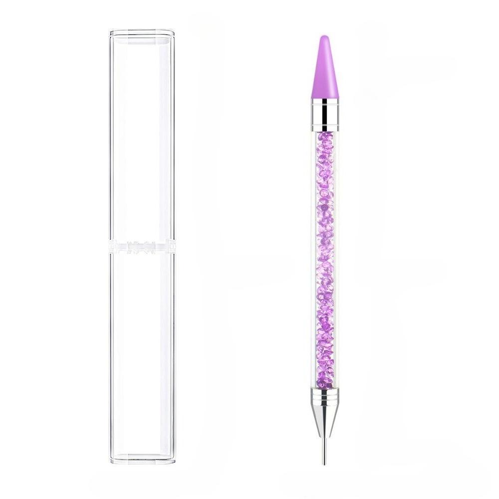 Nail Art Point Drill Tool Acrylic Double-headed Point Drill Crayon Nail Pen Multifunctional Wax Head Point Drill Pen