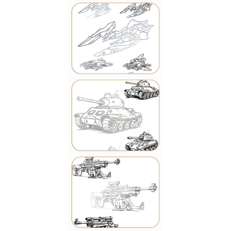 Animes Character Line Art Drawing Book Reusable Tracing Sketchbook For Aspiring Artists