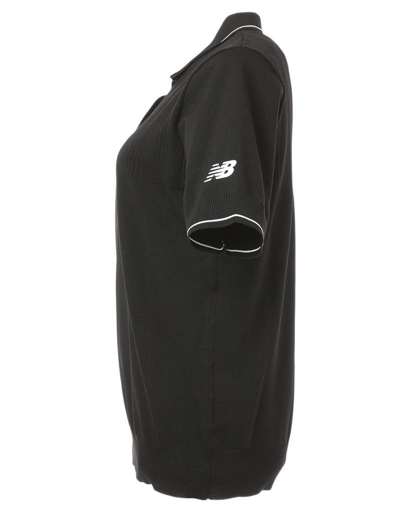Golf Short Sleeve Knit Polo Shirt 0 [New Balance] Women's (Stretchy) / 012-5175502 010_Black [S]