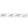 Neues Schriftart Numerisch & Buchstabe ABS Emblem für BMW 5er E39 E60 E61 F10 F11 G30 - 520d 523d 525d 530d 535d 540d Kofferraum Logo Aufkleber pu2
