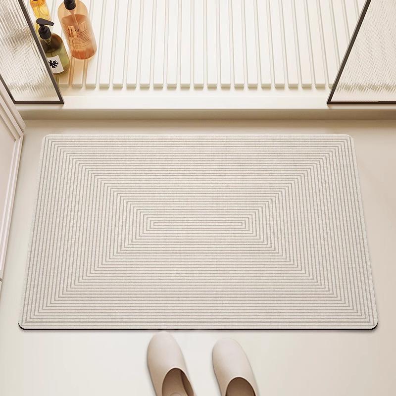 Minimalist Quick-Drying Non-Slip Diatomaceous Earth Bathroom Floor Mat