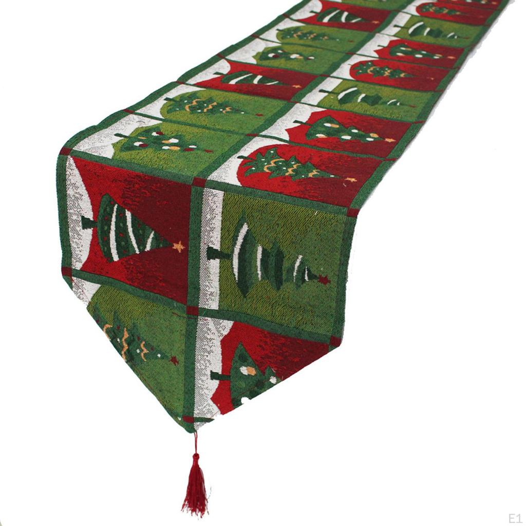 Weihnachts-Tischläufer Weihnachtsdeko Dekorative Dekorationstischdecke für Desktop Küche