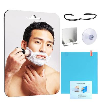 30x20CM Fogless Dusche Spiegel mit Saugnapf Razor Halter Haken Anti-fog Männer