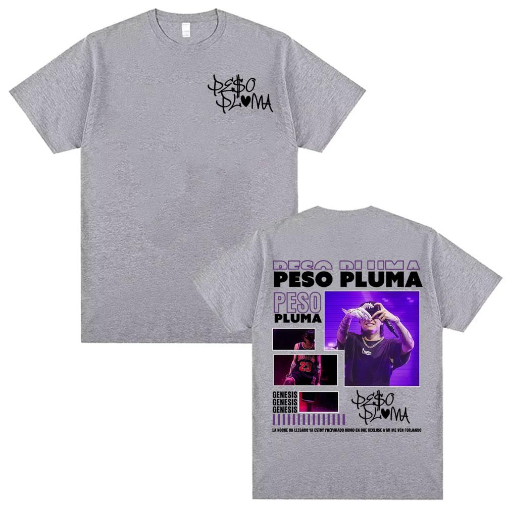 Singer Peso Pluma Album Tour 2025 Merch T Shirts Unisex Fashion Hip Hop 90s Vintage T Shirt Unisex 100 Cotton High Quality Tshirt