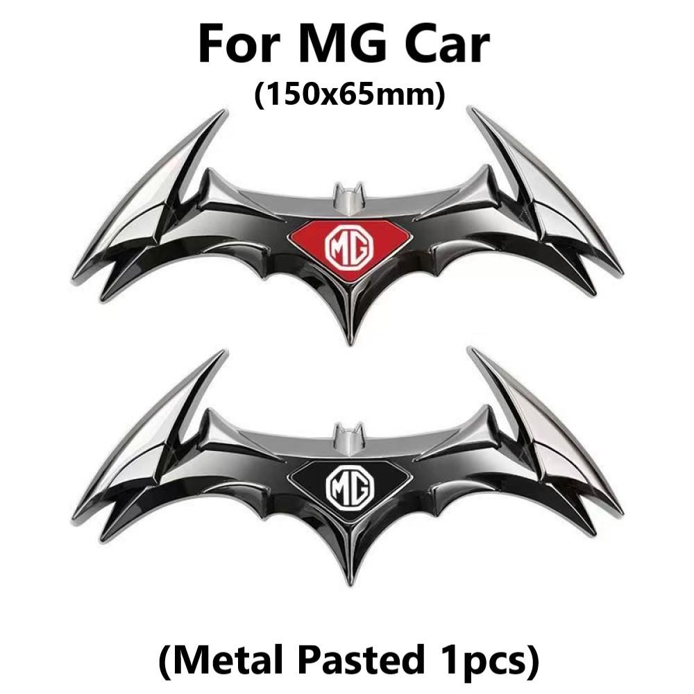 Fit for MG Car Trophy GS TF MG6 MG3 MG4 MG5 MG7 ZR ZS ES HS EZS ONE GT 3SW MARVEL Front Hood Rear Trunk Bat-shaped Badge Sticker tcl6