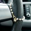 Creative Butterfly Car Direction Sign Decoration, Shiny Bow Hanging Car Rearview Mirror Decoration Pendant