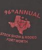 URBANDTYPE Fort Worth Rodeo T-Shirt_Charcoal