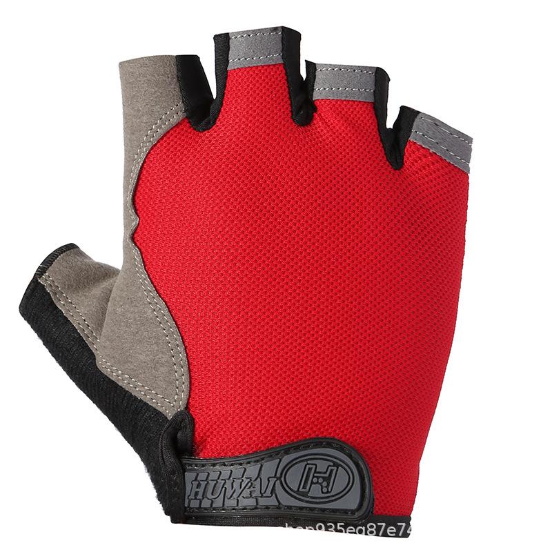 Fitness gloves, half-finger thin, breathable, non-slip, good elasticity, outdoor riding, mountaineering, cycling, sports half-finger gloves