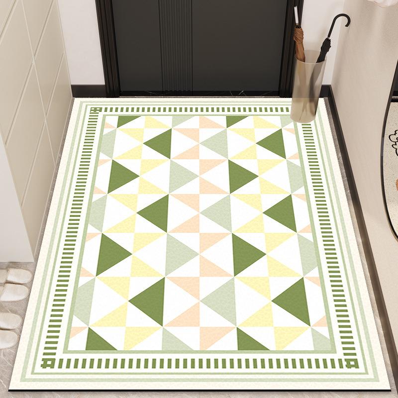 Kitchen Non-slip Mat Simple Absorbent Oil Absorbent Long Anti-dirty Foot Mat Entry Bathroom Bathroom Door Anti-fall