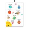 Hebrew Numbers Letter Planet Education Wall Art Canvas Painting Nursery Poster And Prints Wall Picture For Baby Girls Room Decor