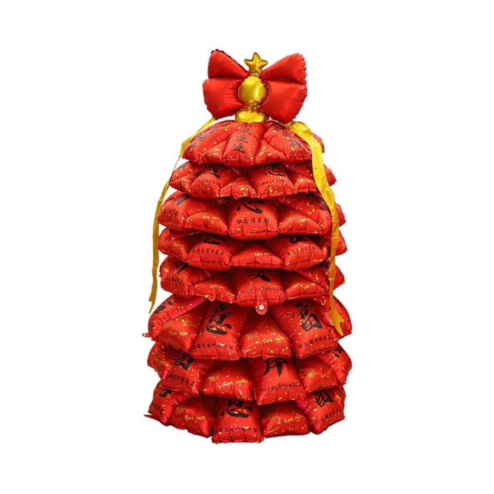 Horse Year New Year Balloon Aluminum Film Inflatable Foil Balloons DIY Lucky Decoration Props Spring Festival Supplies